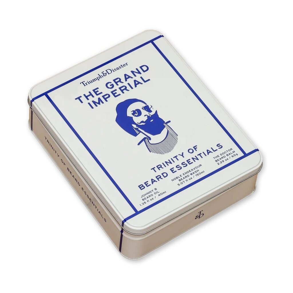 Triumph & Disaster The Grand Imperial – Trinity Of Beard Essentials – Beard Wash 150ml, Beard Oil 40ml & Beard Balm 65g