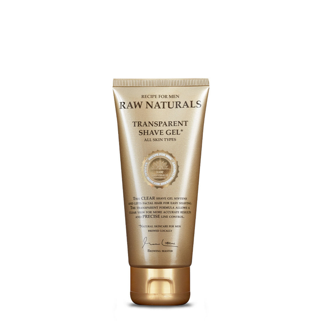 RAW Naturals Transparent Shave Gel 100ml