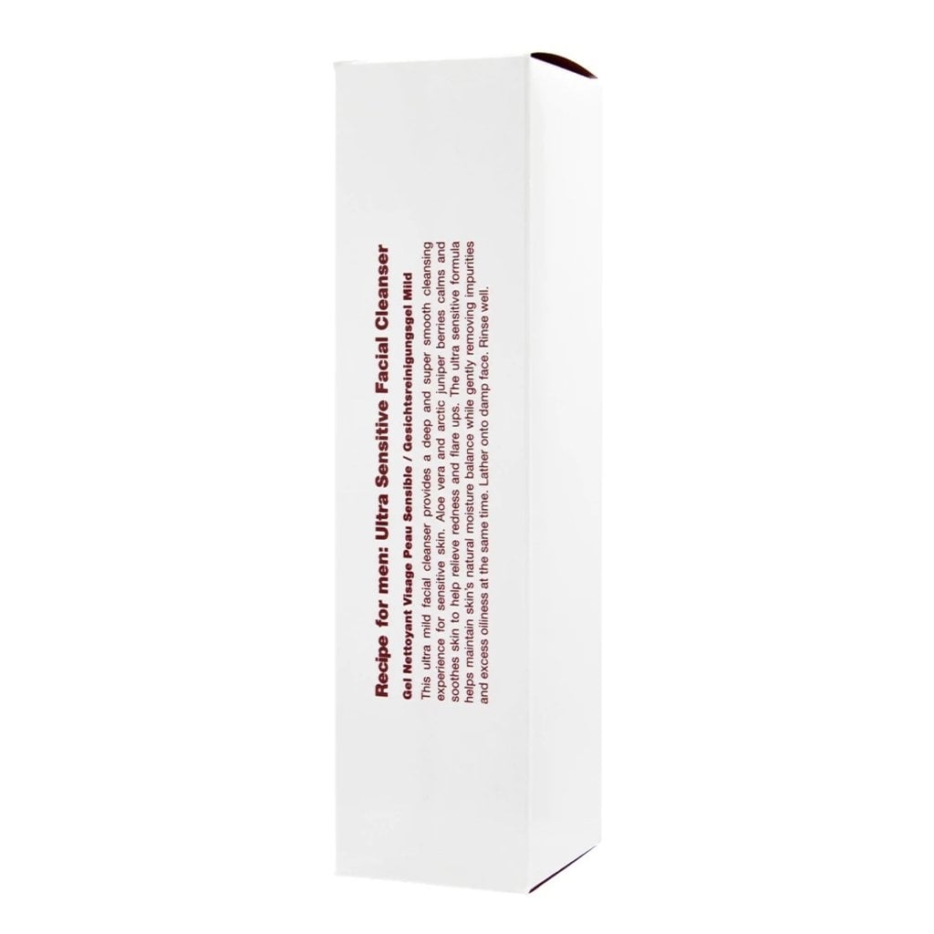 Recipe for Men Ultra Sensitive Facial Cleanser 100ml, tweede productfoto
