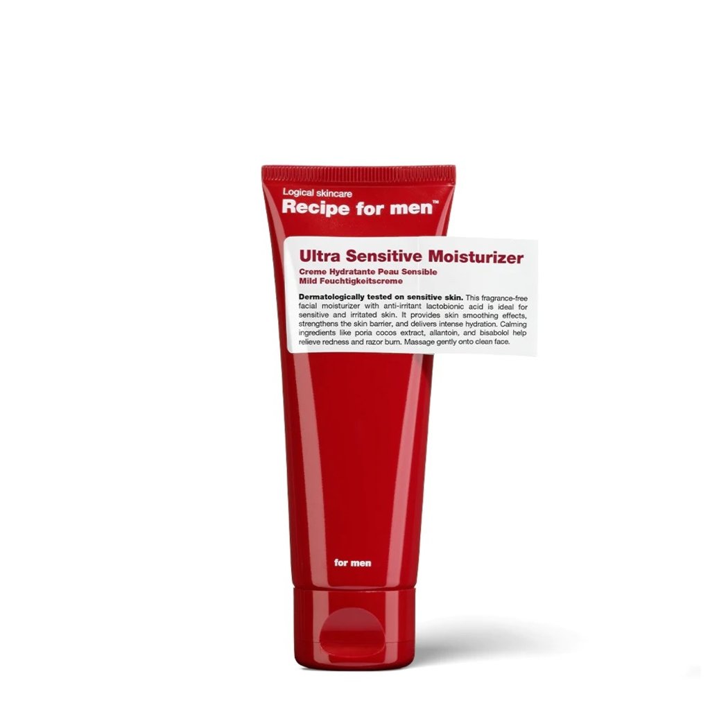 Recipe for Men Ultra Sensitive Moisturizer 75ml
