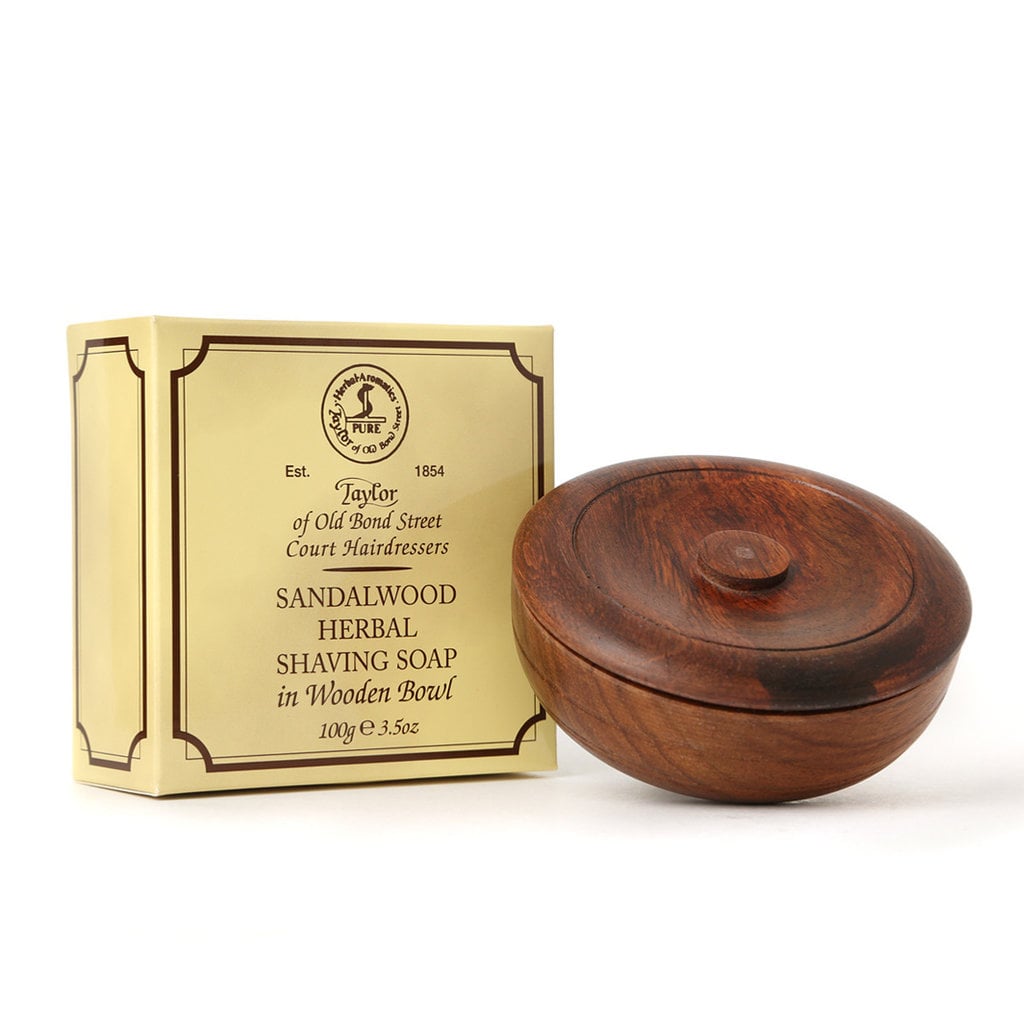 Taylor of Old Bond Street Wooden Bowl 100g Sandalwood, tweede productfoto